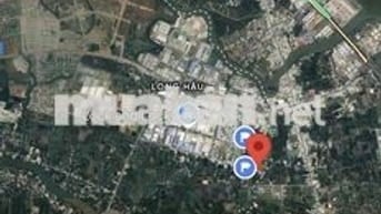 Bán lô đất 100 m2 tại KDC Long Hậu, sổ sắn, giá chỉ 2.tỷ180 tr