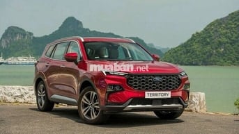 Territory Titanium X màu đỏ xe sẵn giao ngay + KM
