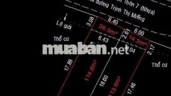 BÁN ĐẤT MẶT TIỀN NGUYỄN THỊ NGHÉ. ( TTT7 CŨ) KẾ TRƯỜNG C1. TAM ĐÔNG 2