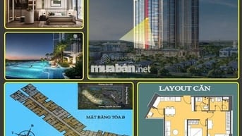 Căn hộ Masteri Đà Nẵng từ 7,1 tỷ/3 PN view sông Hàn, mua trực tiếp CĐT
