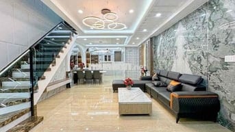 TÂN HƯNG QUẬN 7 - FULL NỘI THẤT ĐÁ HOA CƯƠNG - 4 TẦNG - HOÀN CÔNG
