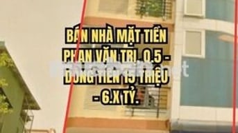 🏠 BÁN NHÀ MẶT TIỀN PHAN VĂN TRỊ, Q.5 - DÒNG TIỀN 15 TRIỆU - 6.X TỶ.