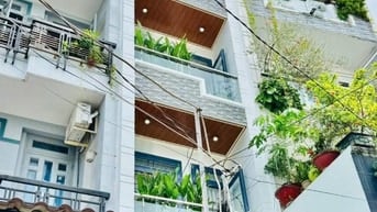 Siêu phẩm nhà đẹp 49m² sau lưng Vạn Hạnh Mall, xây 4tầng. Hẻm 6m,có sổ