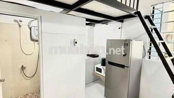 CĂN HỘ GÁC CAO CÓ CỬA SỔ FULL NỘI THẤT PHẠM VĂN CHIÊU ĐẦY ĐỦ TIỆN NGHI