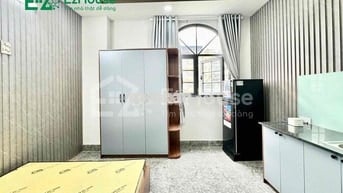 STUDIO FULL NỘI THẤT RỘNG 25m2 SIÊU THOÁNG NGAY NGÃ TƯ 4 XÃ