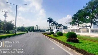 Lô góc Quang Tiến- Sóc Sơn- Kinh Doanh- Đường thông- oto tránh-85m-MT