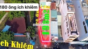 cần bán lô đất mặt tiền 180 ông ích khiêm Đà Nẵng