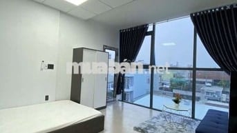 Studio full nội thất - view kính - ngay công viên Làng Hoa