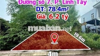 ✨🏡 BÁN ĐẤT ĐƯỜNG SỐ 7, P. LINH TÂY – GIÁ CHỈ 6.2 TỶ ✨
