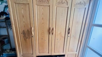 Tủ quần áo 4 cánh gỗ sồi Nga 2m
