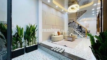 HXH 5m Bùi Hữu Nghĩa! Nhà(4x12m) 4 tầng mới cứng - gần chợ Bà Chiểu.