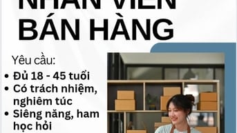 [Tuyển dụng] Bunny Drinkie cần người phụ bán hàng tại chi nhánh Quận 5