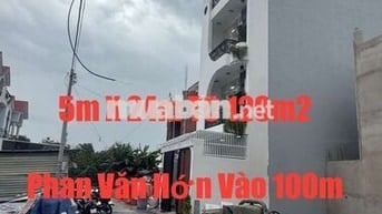 Bán Đất Xã Bà Điểm DT 5x25 Giá 5.286 Ty Đg Xe  Hơi  Ph Văn Hớn vào100m