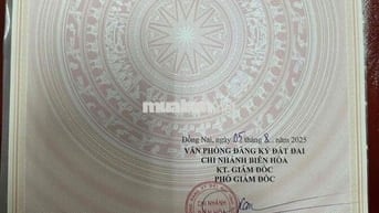 Bán đất khu dân cư Quang Vinh 5 x 20 cực đẹp