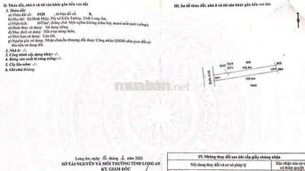Thanh lý 1071m2 full thổ cư mặt tiền QL62 giá tốt