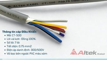 Cáp điều khiển không chống nhiễu 7G x0.75mm2 ALTEK KABEL