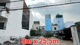 Cơ hội hiếm: Đất 200m², 8x25m, khu dân cư kín, trung tâm Bình Thạnh