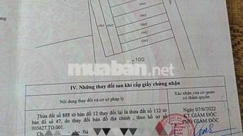 lô đất 2 mặt tiền phú thượng (phường Hoà Khánh)  dt: 120m2
