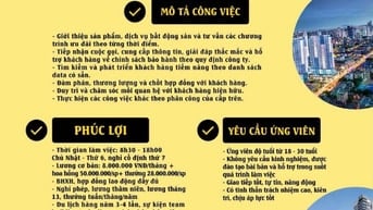 CENTRAL PARK TUYỂN DỤNG VỊ TRÍ CHUYÊN VIÊN TƯ VẤN