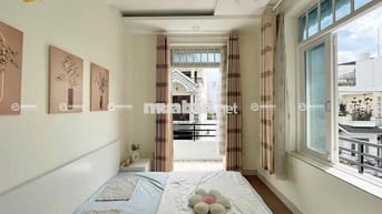 1PN ban công, tách bếp, máy giặt riêng, full nội thất, ngay K300