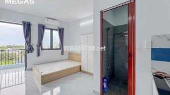 Studio Ban Công Full Nội Thất Siêu Thoáng Ngay Chung Cư An Phú Đông