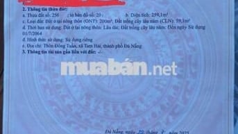 Bán đất giáp biển, tiềm năng du lịch.