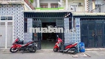 BÁN NHÀ 1 TRỆT 1 Lầu - MẠT TIỀN  ĐƯỜNG NHỰA THÔNG THOÁNG
