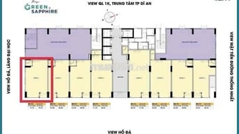 Căn góc shophouse ở khu Bcons City