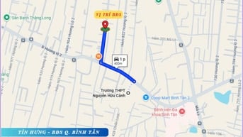 Bán nhà mới hẻm 840/ Hương Lộ 2, DT 4 x 8m, 3.5 tấm, 4.35 tỷ.