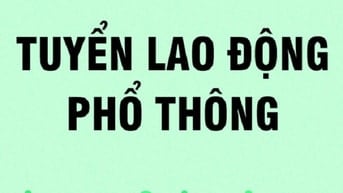 Cần tìm lao động phổ thông: thợ mộc, thợ phụ, thợ may, có chỗ ăn ở