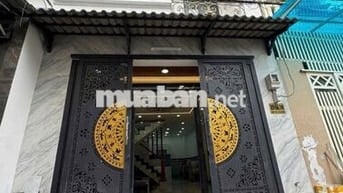 NHÀ ĐẸP Ở NGAY, HẺM XE HƠI Q12 - 45M2 - GẦN METRO - CẠNH GÒ VẤP - HCĐ