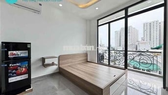 1 phòng ngủ giá rẻ, ban công thoáng rộng, giáp quận 1, phú nhuận, vlu.
