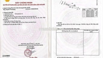 Đất nền sổ sẵn sát  DT 741 phường Hòa Lợi TP.HCM