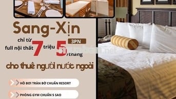 cho thuê 3PN full nội thất-7tr5 cọc 1 tháng-Cạnh Aeon(Opal Skyline)