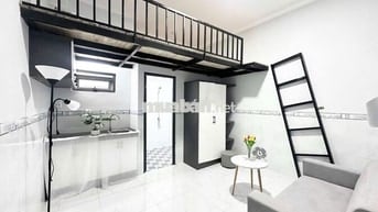 PHÒNG DUPLEX CỰC XINH GẦN ĐH VĂN HIẾN, BÁCH KHÓA CÓ THANG MÁY - BẢO VỆ