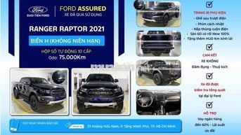 Ford Ranger 2021 Raptor 4x4 AT - 75000 km