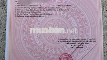 ĐẤT HIỆP THÀNH – 2,65 TỶ   6 x 18m – Đường 4m