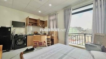 ⚜️Studio Ban Công Máy Giặt Riêng Thang Máy Bảo Vệ Gần Cầu Sài Gòn