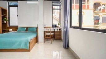 Cho thuê căn hộ cao cấp ở Ngọc Thụy, 50m2, 1N1K, full đồ, giá 8tr