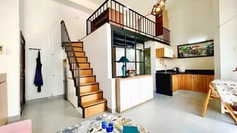 Gác ban công full nội thất setup 2 chỗ ngủ riêng