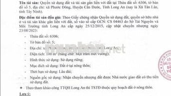 BĐS xã Phước Đông, Cần Đước, Long An (nay là Xã Tân Lân, Tây Ninh)