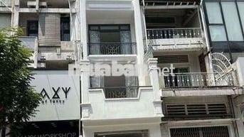 Nhà cho thuê mặt tiền đường Hậu giang 4x18m 4L khu dân cư kd đông đúc