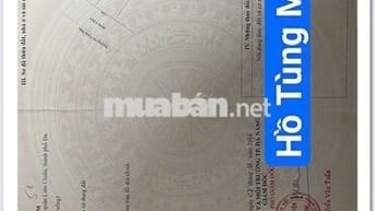Bán Đất Mặt Tiền Hồ Tùng Mậu...