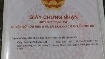 Cần bán nhà mặt tiền phường Tăng Nhơn Phú TPHCM 