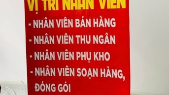 🧨 SHOWROOM CẦN TUYỂN NHÂN VIÊN BÁN HÀNG 🛍️