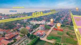 Chính chủ cần bán 2 lô đất đấu giá giáp khu CN Trung Hà, Ba Vì-Hà Nội