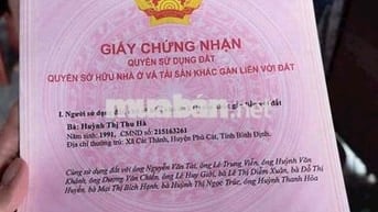 NHÀ CÓ SỔ HỒNG 750TR KẾ CẦU LỚN HÓC MÔN   CÓ 2PN 2WC GỌI XEM NHÀ LIỀN