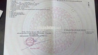 CHUYỂN NHƯỢNG NỀN ĐẤT 400M2 NGAY TRUNG TÂM LỘC AN  BRVT CHỈ 960TR