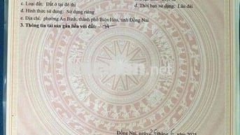 Bán đất phường An Bình gần chợ cơ khi