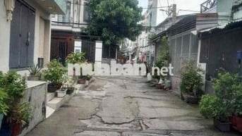 Bán lô đất tặng nhà C4, 4x25m, hẻm 6m, thông ra kênh tham lương, Q12